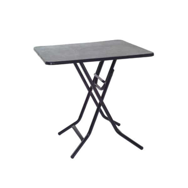 Mitylite Plastic Folding Table, Gray, 30In. Square RT3030GRY1